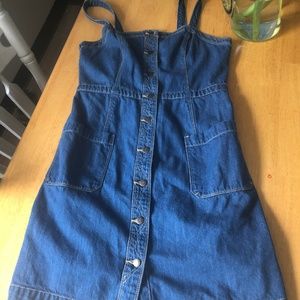 Button Down Jean Dress